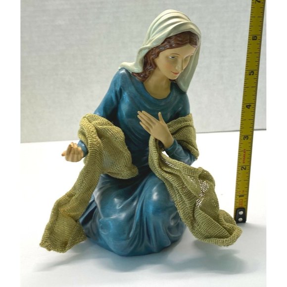 Kirkland Christmas Nativity Mother Mary Figurine Replacement 634280 Vintage - Picture 4 of 11
